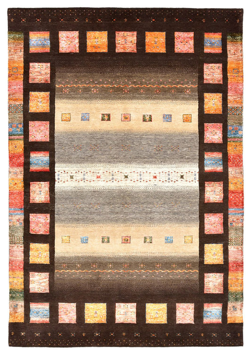 Gabbeh Rug - Loribaft Indus - 249 x 174 cm - multicolored