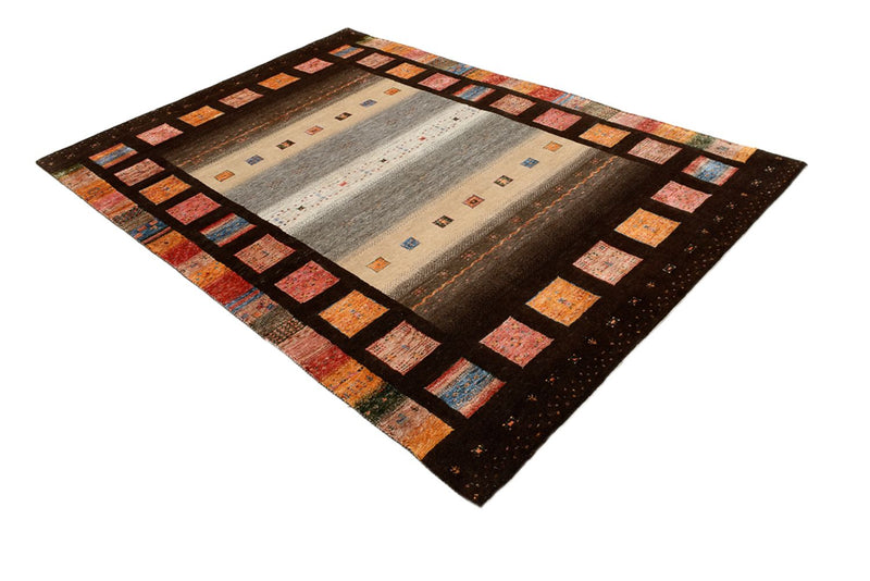 Gabbeh Rug - Loribaft Indus - 249 x 174 cm - multicolored