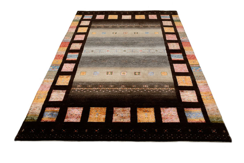 Gabbeh Rug - Loribaft Indus - 249 x 174 cm - multicolored