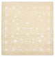 Orientteppich quadratisch  - 253 x 251 cm - hellbeige