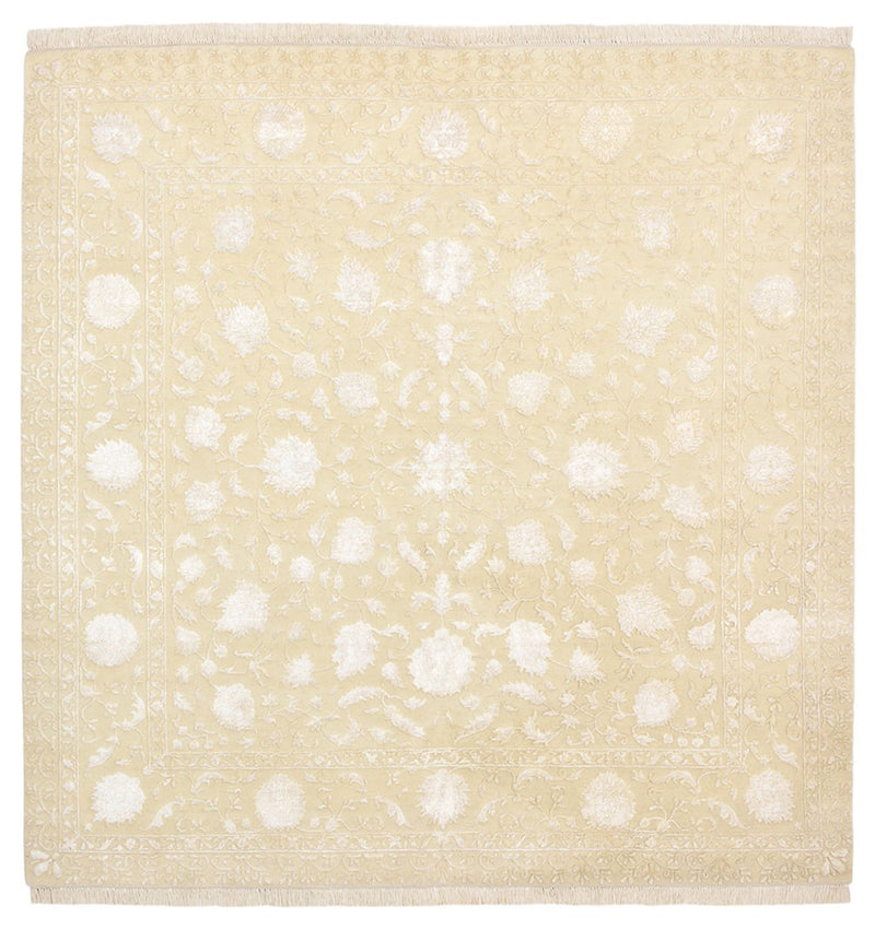Oriental Rug square  - 206 x 205 cm - light beige