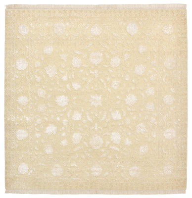 Oriental Rug square  - 204 x 202 cm - light beige