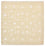 Oriental Rug square  - 204 x 202 cm - light beige