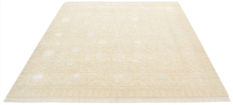 Oriental Rug square  - 204 x 202 cm - light beige