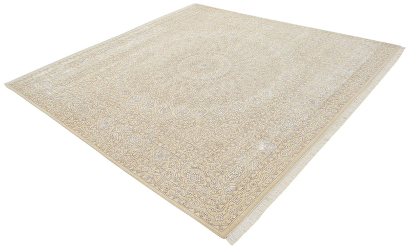 Oriental Rug square  - 246 x 245 cm - dark beige