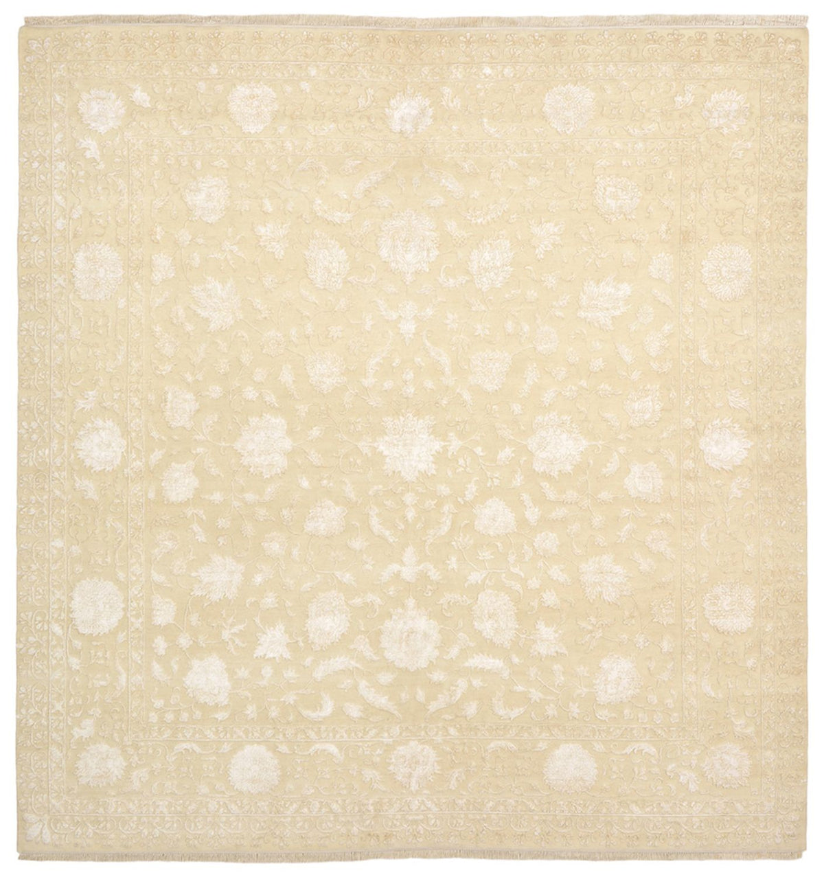 Oriental Rug square  - 309 x 301 cm - light beige
