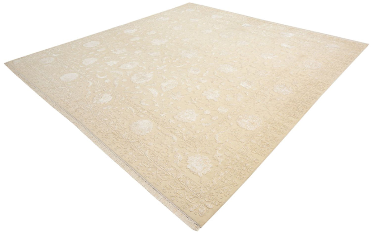 Oriental Rug square  - 309 x 301 cm - light beige
