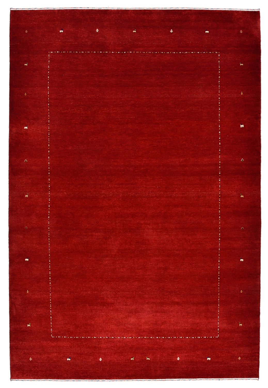 Gabbeh Rug - Loribaft Indus - 305 x 208 cm - red