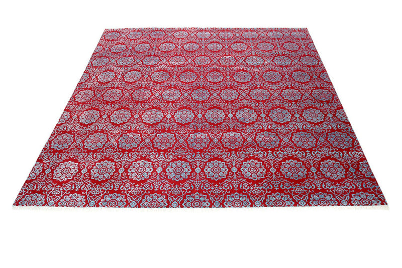 Designer Rug square  - 321 x 319 cm - light red