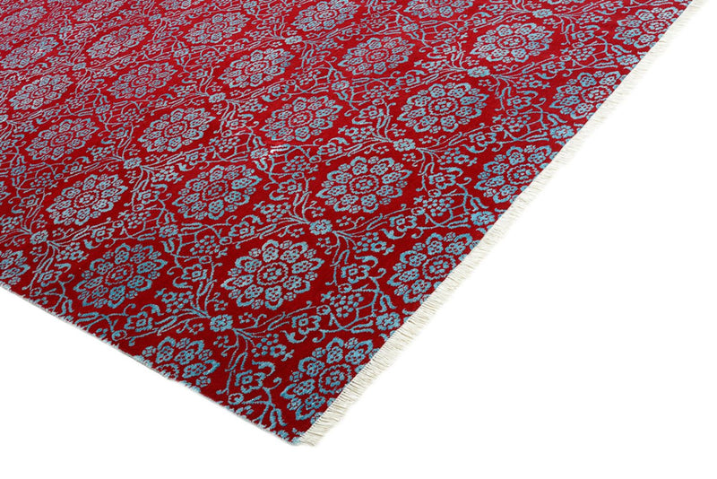 Designer Rug square  - 321 x 319 cm - light red