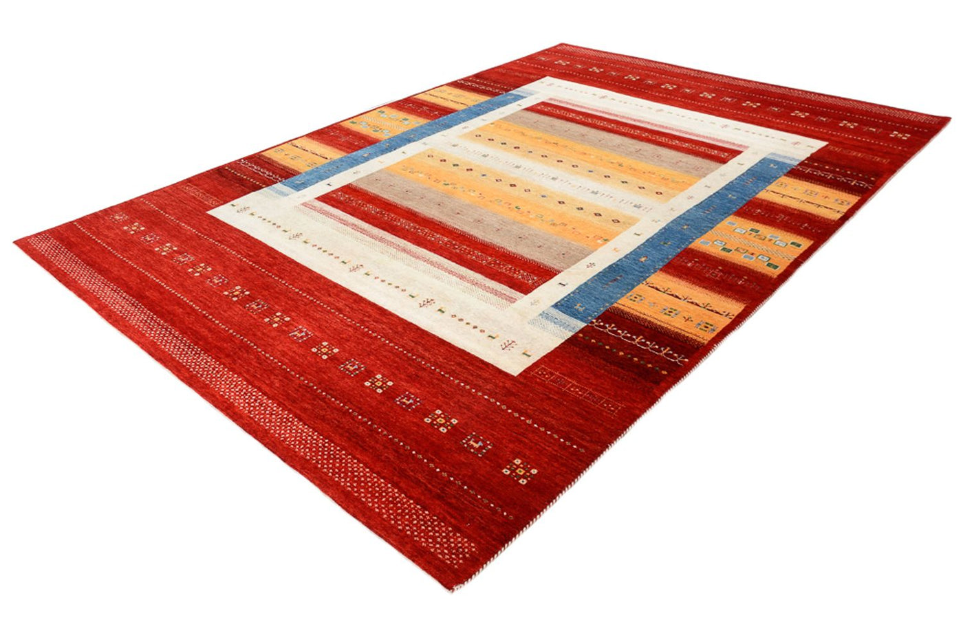Indo Loribaft Teppich 349x248cm - Wollteppich