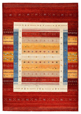 Gabbeh Rug - Loribaft Indus - 244 x 173 cm - multicolored