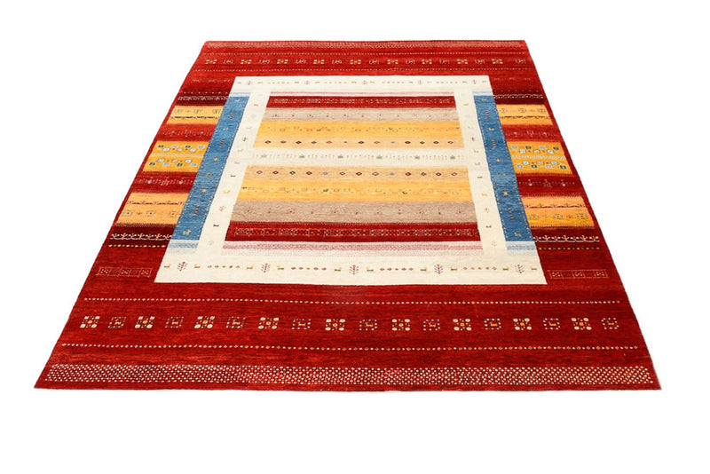 Gabbeh Rug - Loribaft Indus - 244 x 173 cm - multicolored