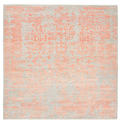 Designer Rug square  - 254 x 251 cm - orange