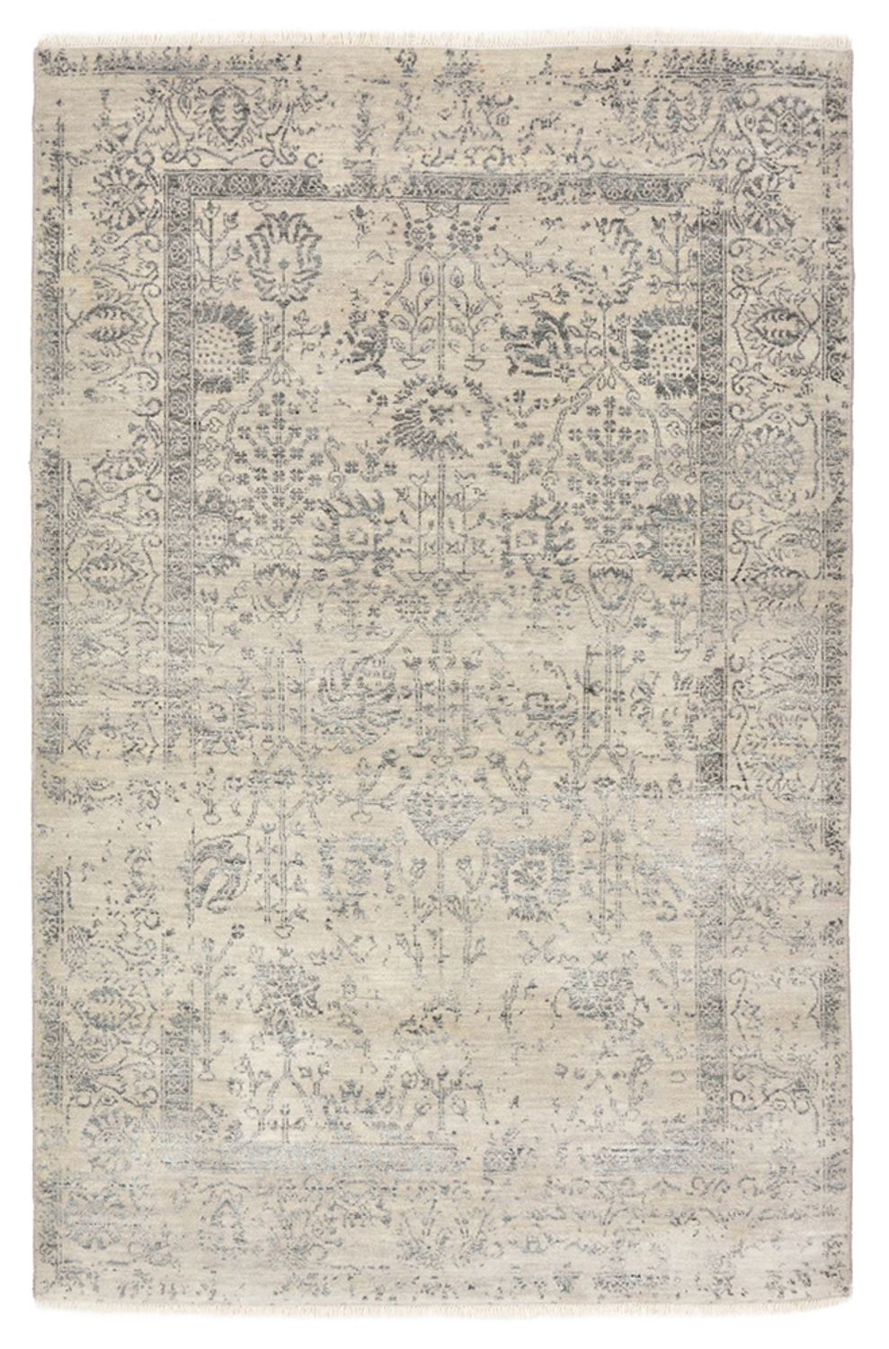 Designer Rug - 186 x 124 cm - light grey
