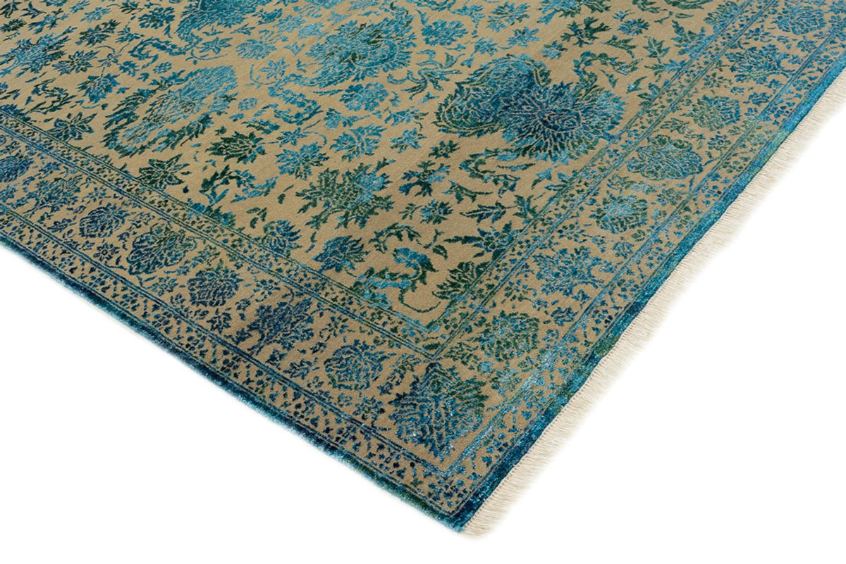 Designer Rug - 175 x 123 cm - light blue