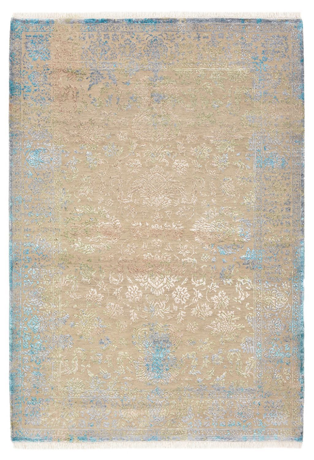 Designer Rug - 186 x 129 cm - light beige