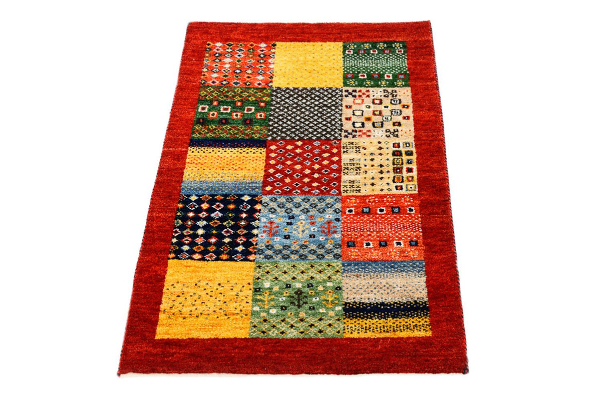 Gabbeh Rug - Loribaft Indus - 89 x 64 cm - multicolored