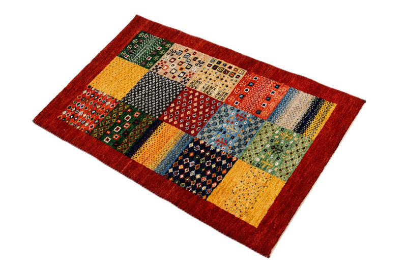 Gabbeh Rug - Loribaft Indus - 89 x 64 cm - multicolored