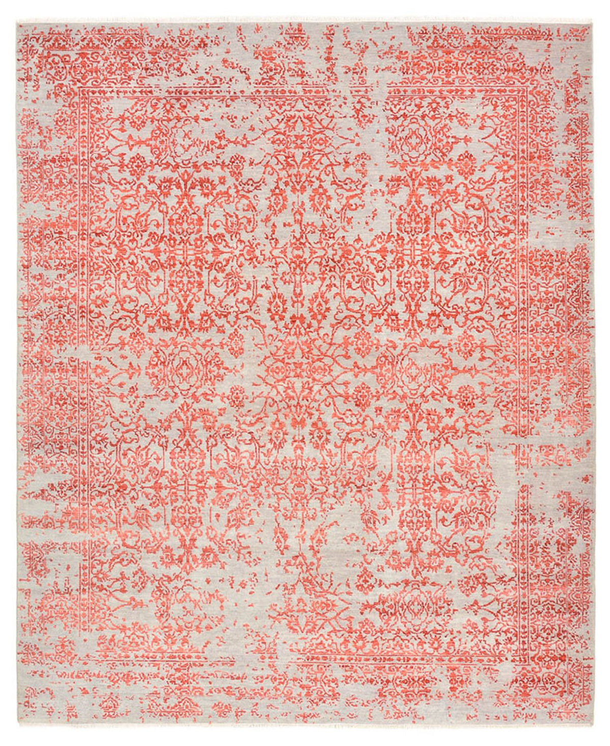 Designer Rug - 297 x 245 cm - light red