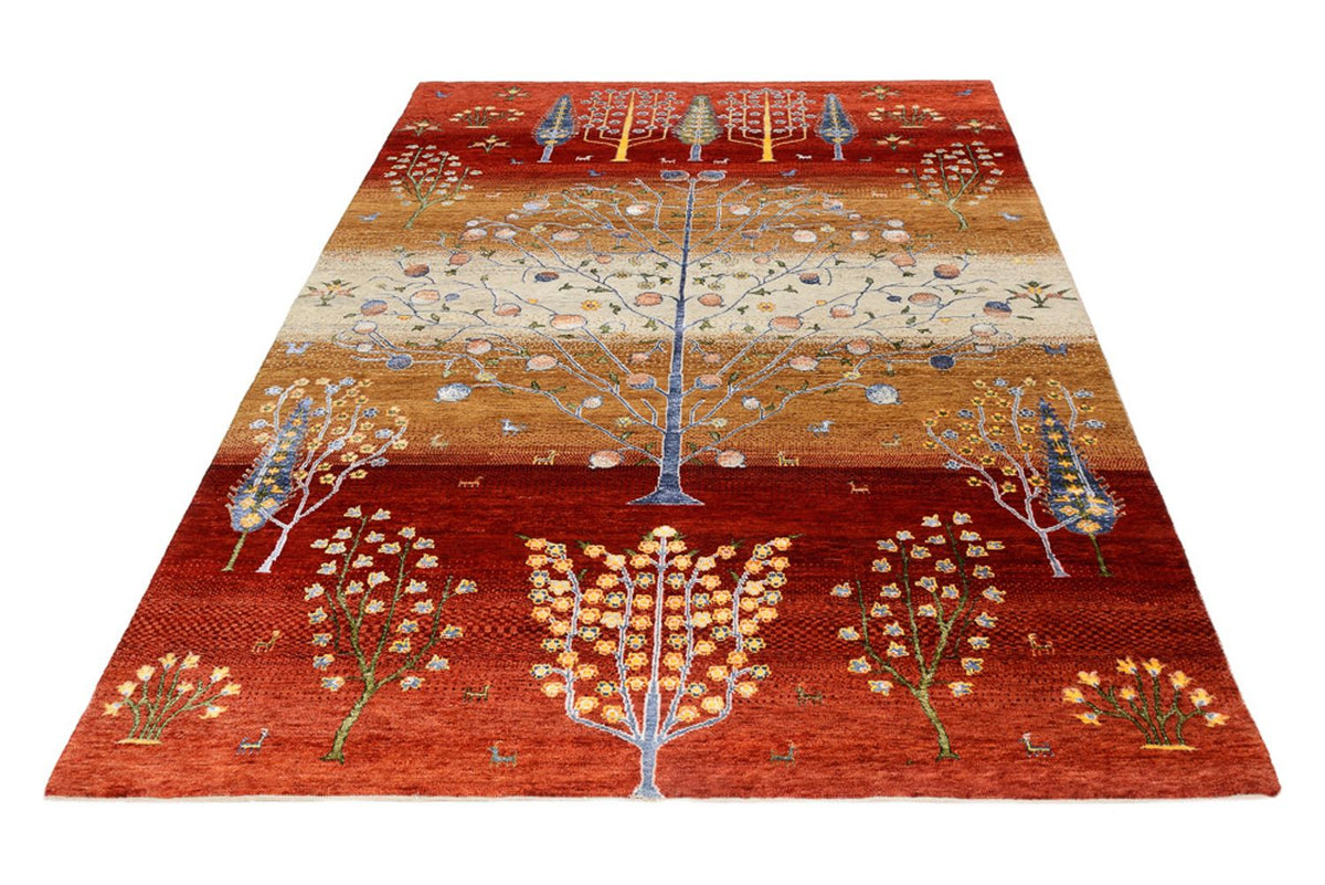 Gabbeh Rug - Loribaft Indus - 242 x 177 cm - multicolored