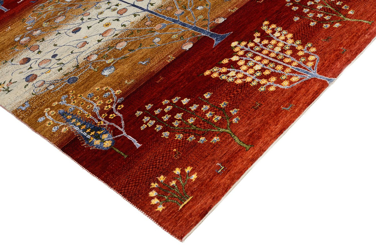 Gabbeh Rug - Loribaft Indus - 242 x 177 cm - multicolored
