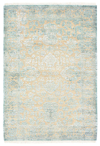 Designer Rug - 151 x 106 cm - light blue