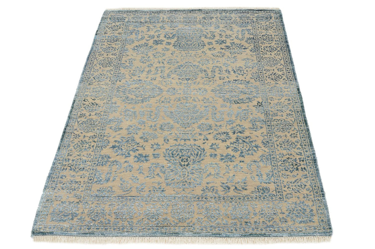 Designer Rug - 151 x 106 cm - light blue