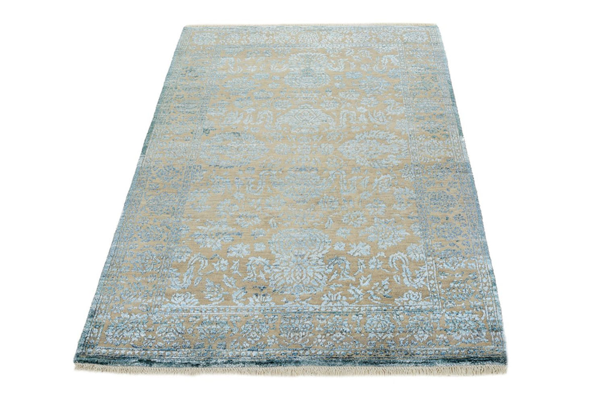 Designer Rug - 151 x 106 cm - light blue