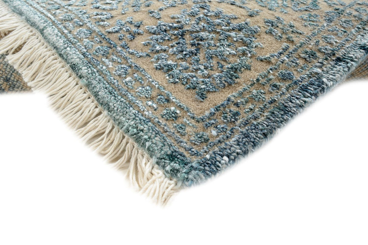 Designer Rug - 151 x 106 cm - light blue