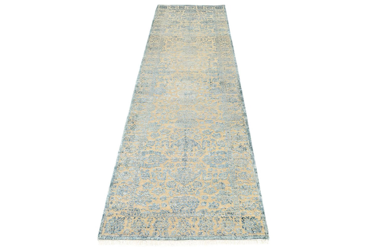 Runner Designer Rug - 291 x 79 cm - light blue
