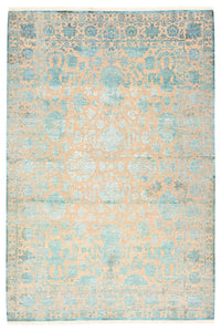 Designer Rug - 301 x 203 cm - light blue