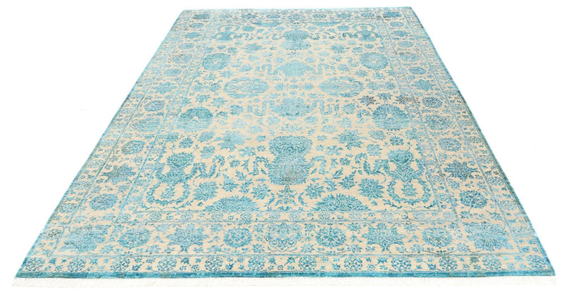 Designer Rug - 301 x 203 cm - light blue