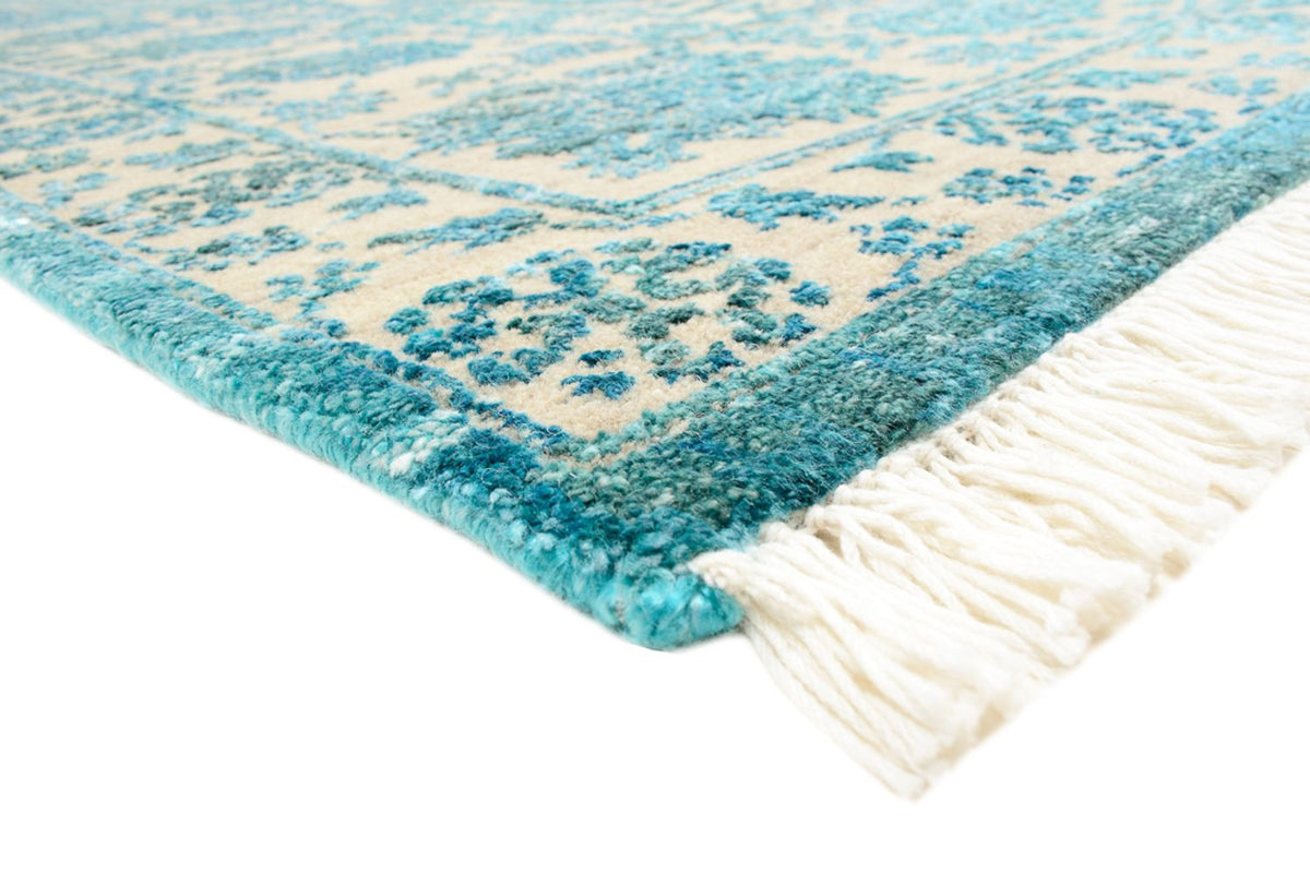 Designer Rug - 301 x 203 cm - light blue