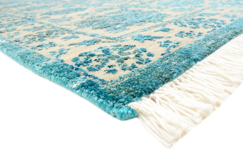 Designer Rug - 301 x 203 cm - light blue