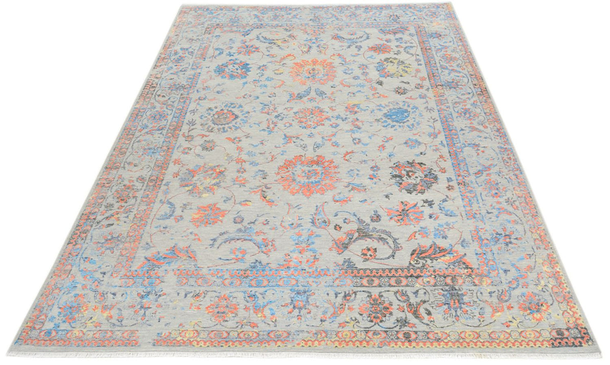 Designer Rug - 366 x 271 cm - light blue