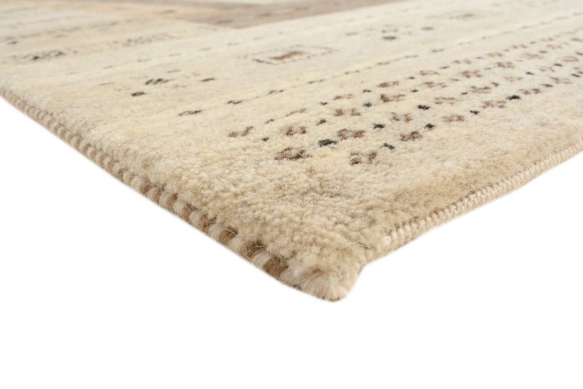 Gabbeh Rug - Loribaft Indus - 203 x 146 cm - dark beige