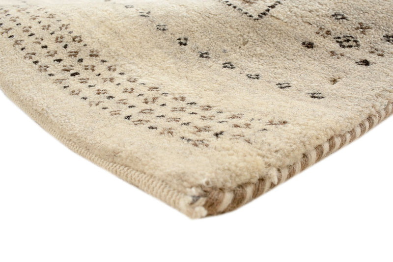 Gabbeh Rug - Loribaft Indus - 203 x 146 cm - dark beige