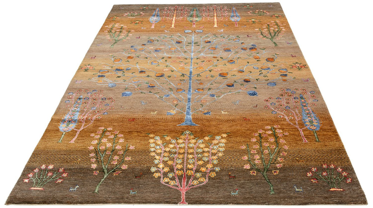 Gabbeh Rug - Loribaft Indus - 244 x 174 cm - multicolored