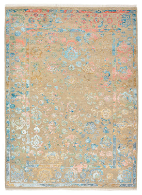 Designer Rug - 234 x 175 cm - dark beige