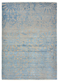 Designer Rug - 240 x 173 cm - sea blue