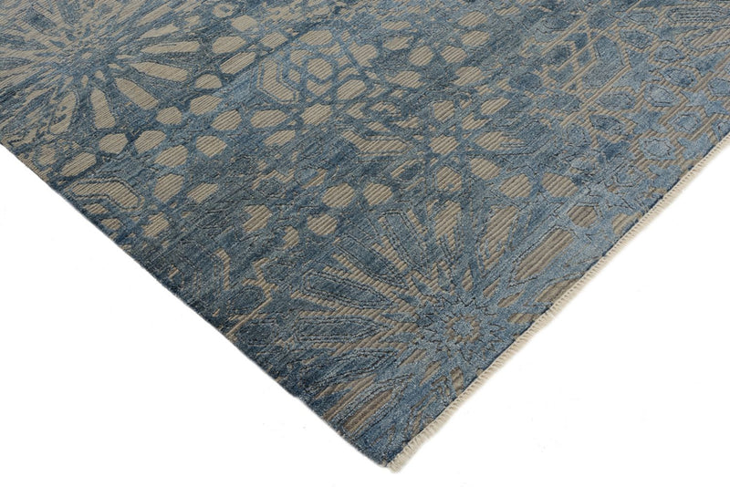 Designer Rug - 240 x 173 cm - sea blue