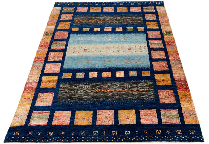 Gabbeh Rug - Loribaft Indus - 187 x 125 cm - multicolored