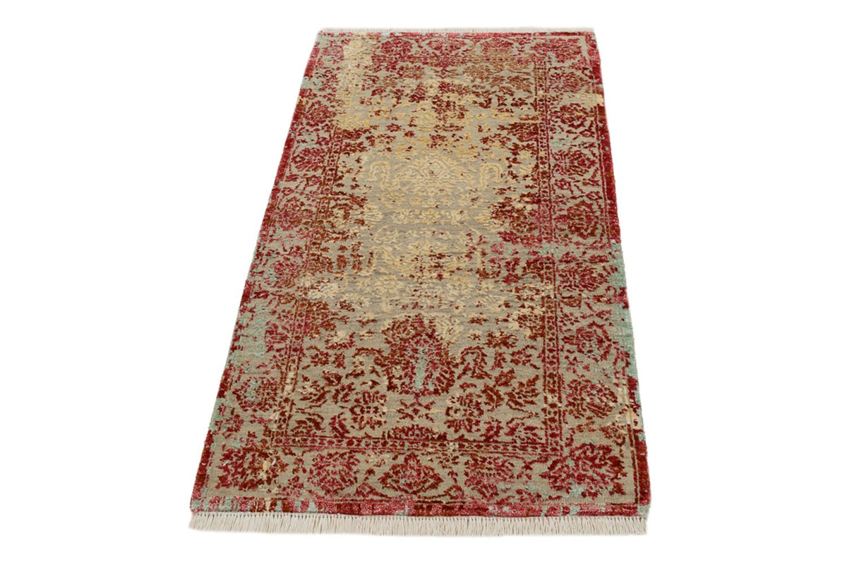 Designer Rug - 134 x 71 cm - light red