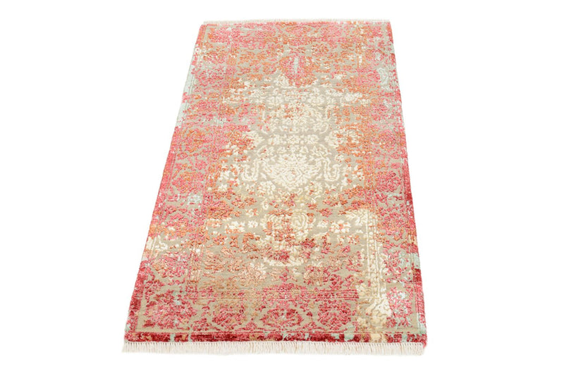 Designer Rug - 134 x 71 cm - light red