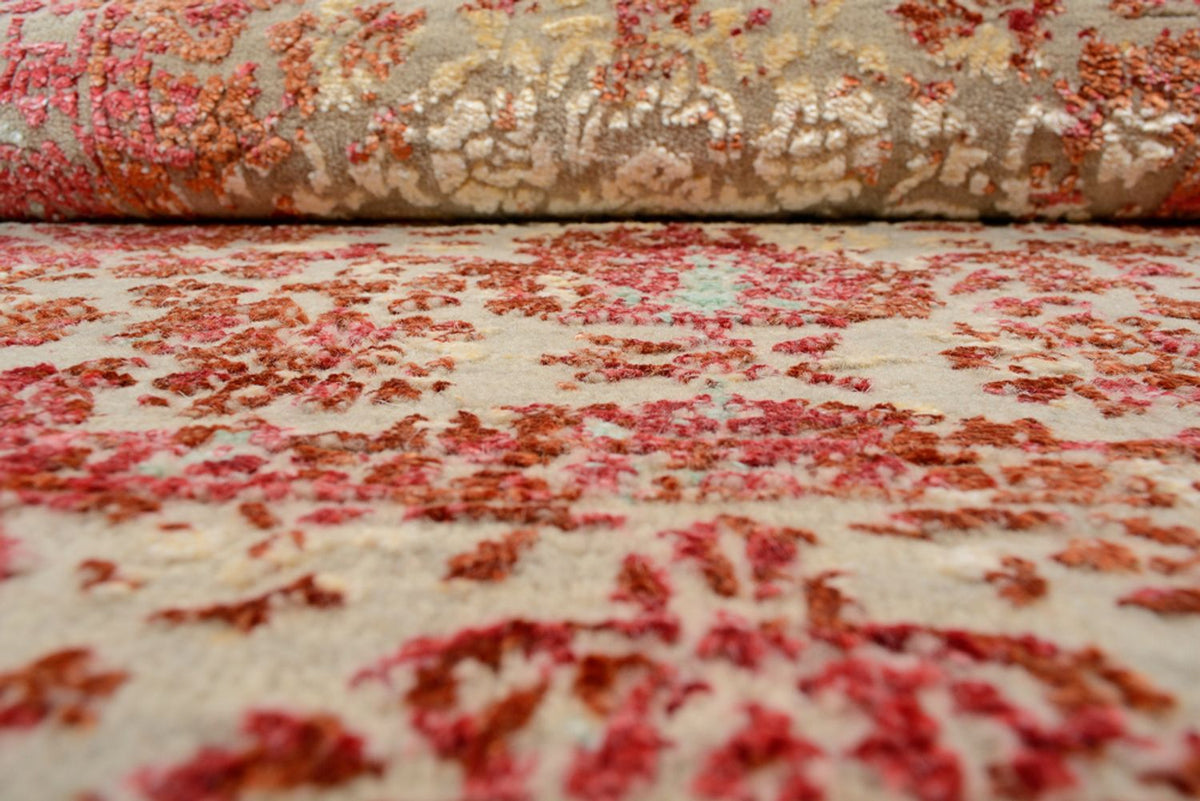 Designer Rug - 134 x 71 cm - light red