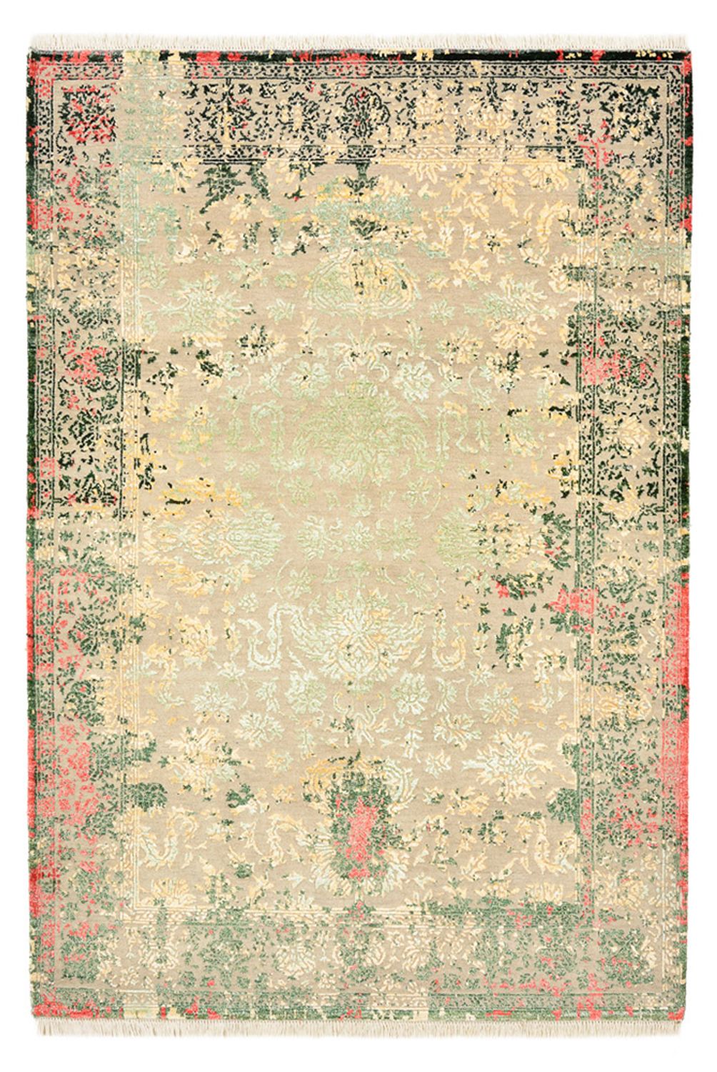 Designer Rug - 188 x 130 cm - light beige
