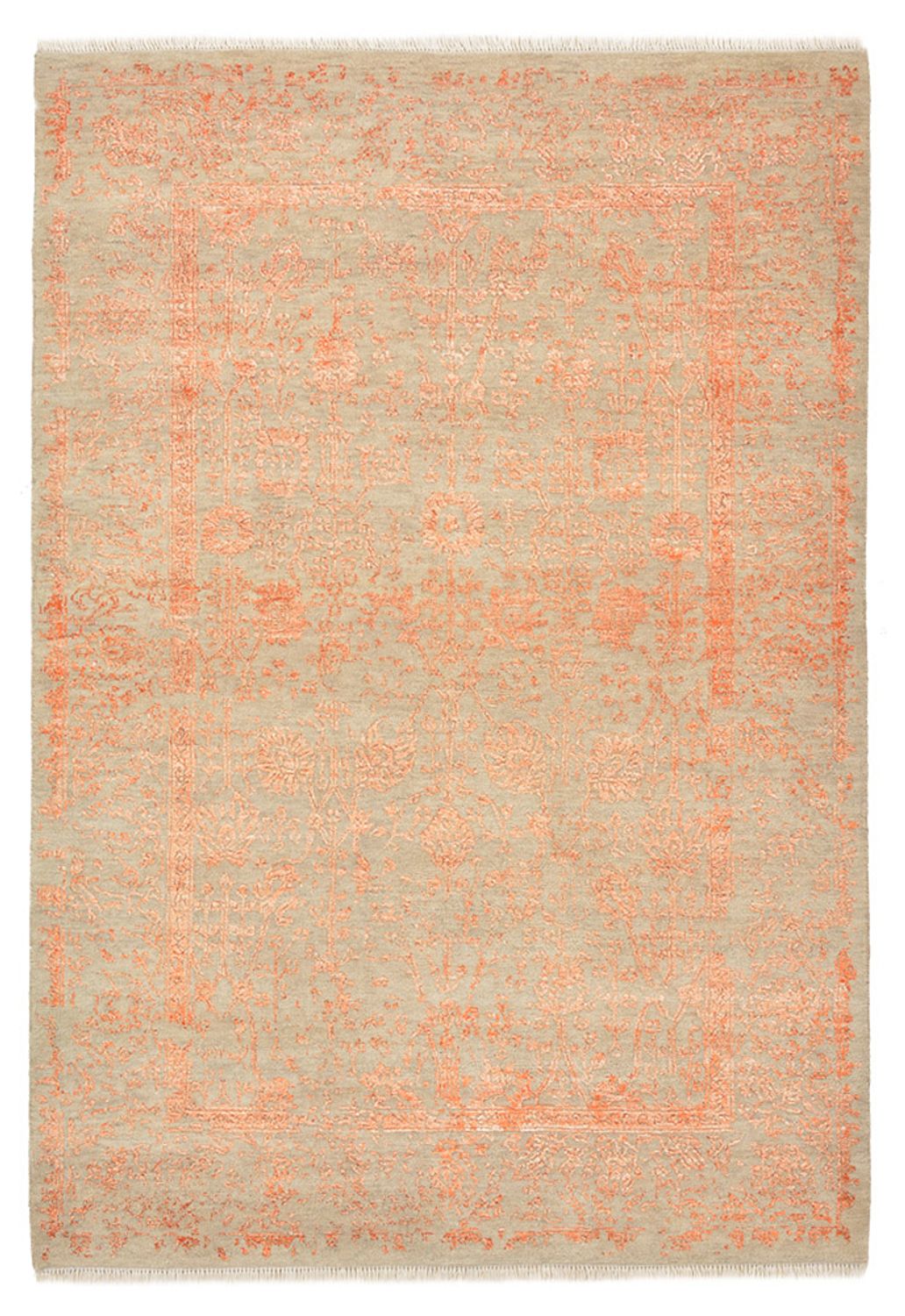 Designer Rug - 181 x 127 cm - orange