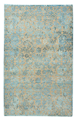 Designer Rug - 150 x 95 cm - light blue