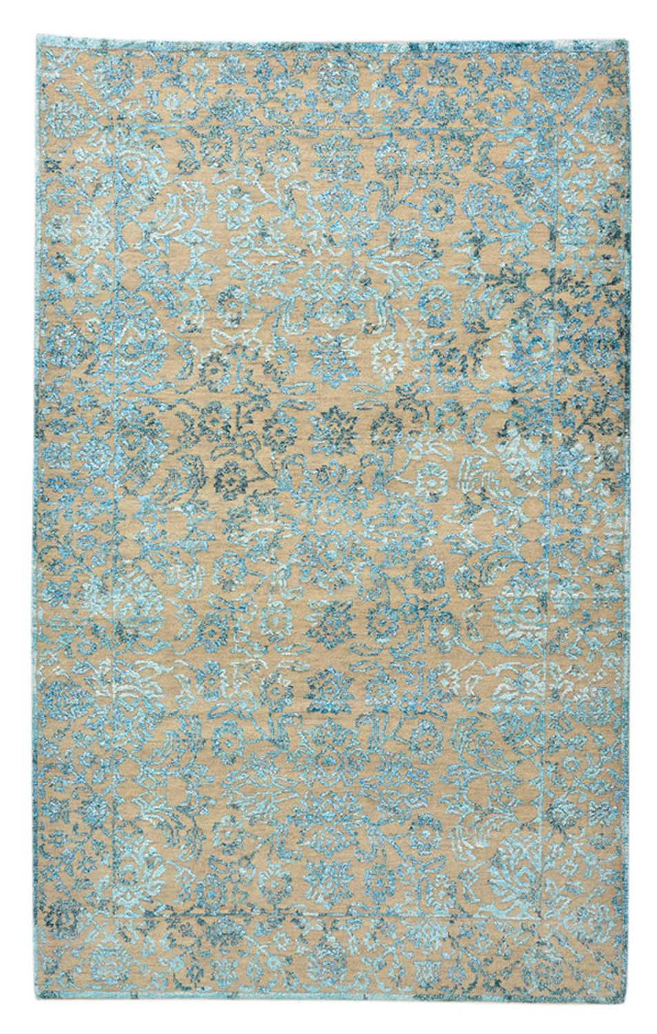 Designer Rug - 150 x 95 cm - light blue
